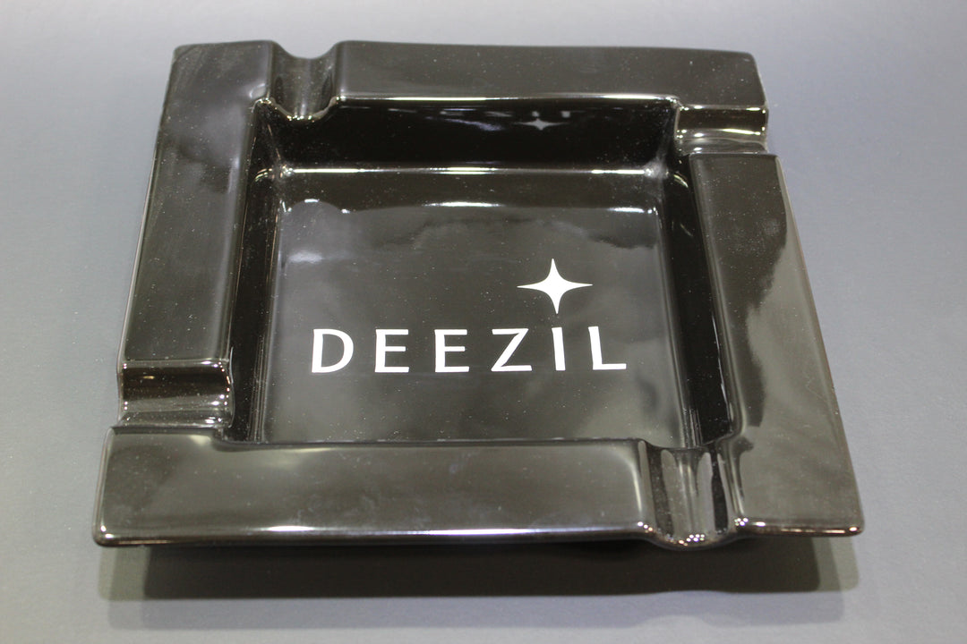 Deezil Cigar Square Ashtray 9x9