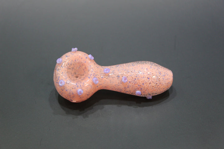 Hand Pipe- Solid Color w/Bubbles