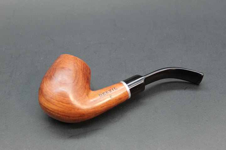 Rosewood Egg Pipe w/Silver Ring
