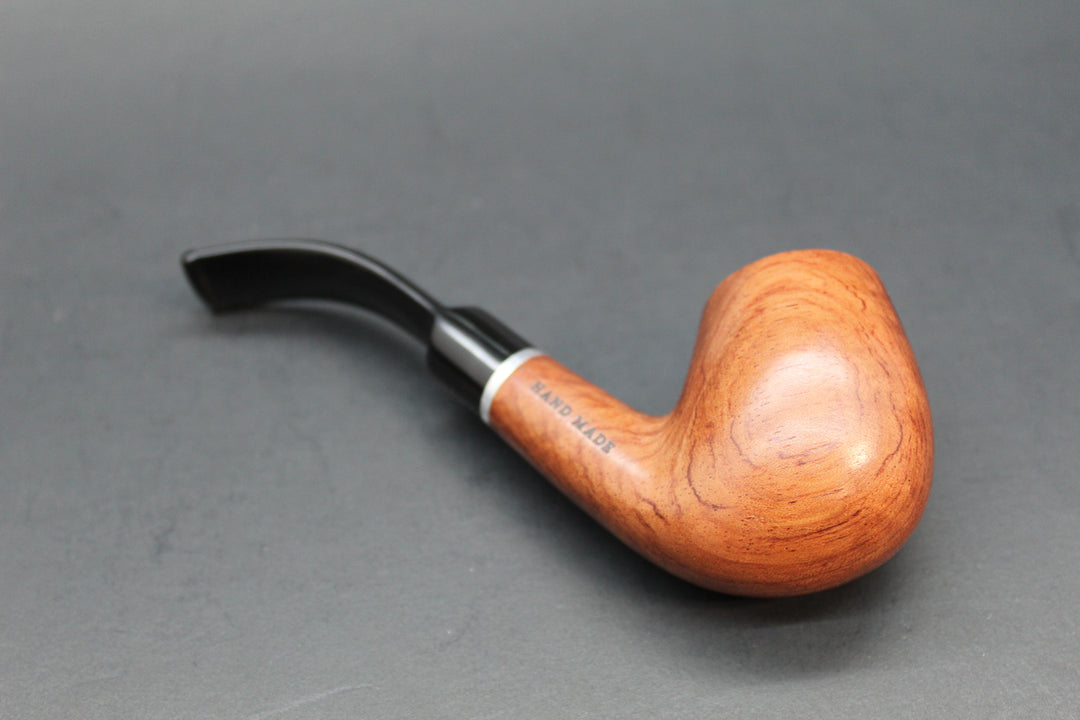 Rosewood Egg Pipe w/Silver Ring
