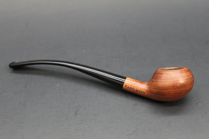 Rosewood Rounded Churchwarden Pipe