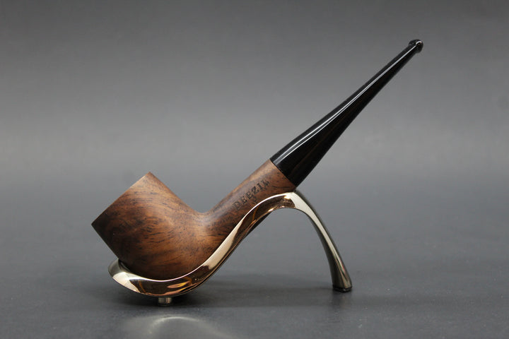 Ebony Wood Canadian Pipe w/9mm Filter