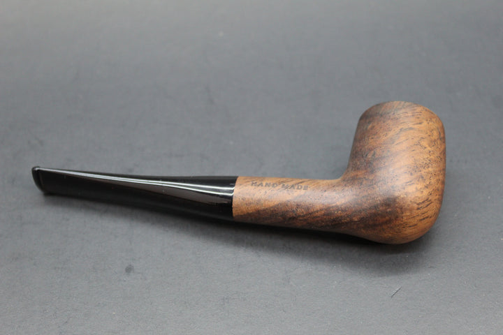 Ebony Wood Canadian Pipe w/9mm Filter