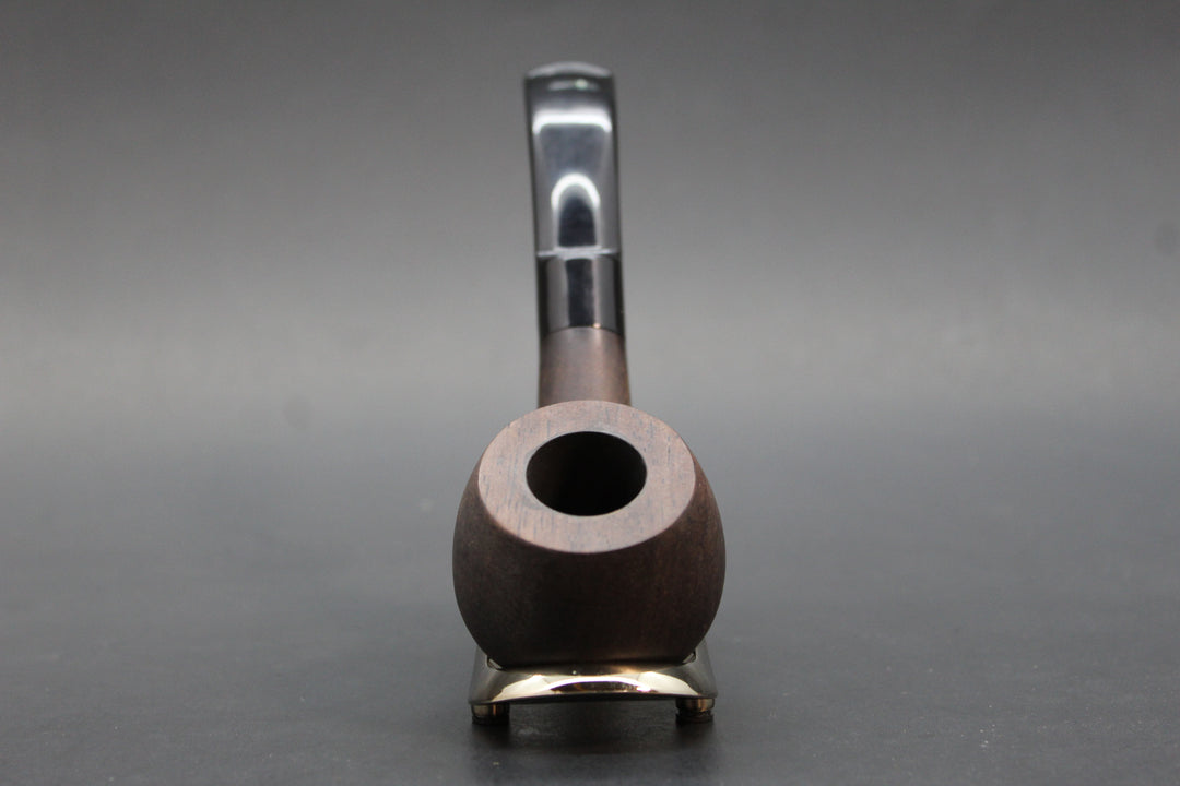 Ebony Wood Pot Pipe w/9mm Filter