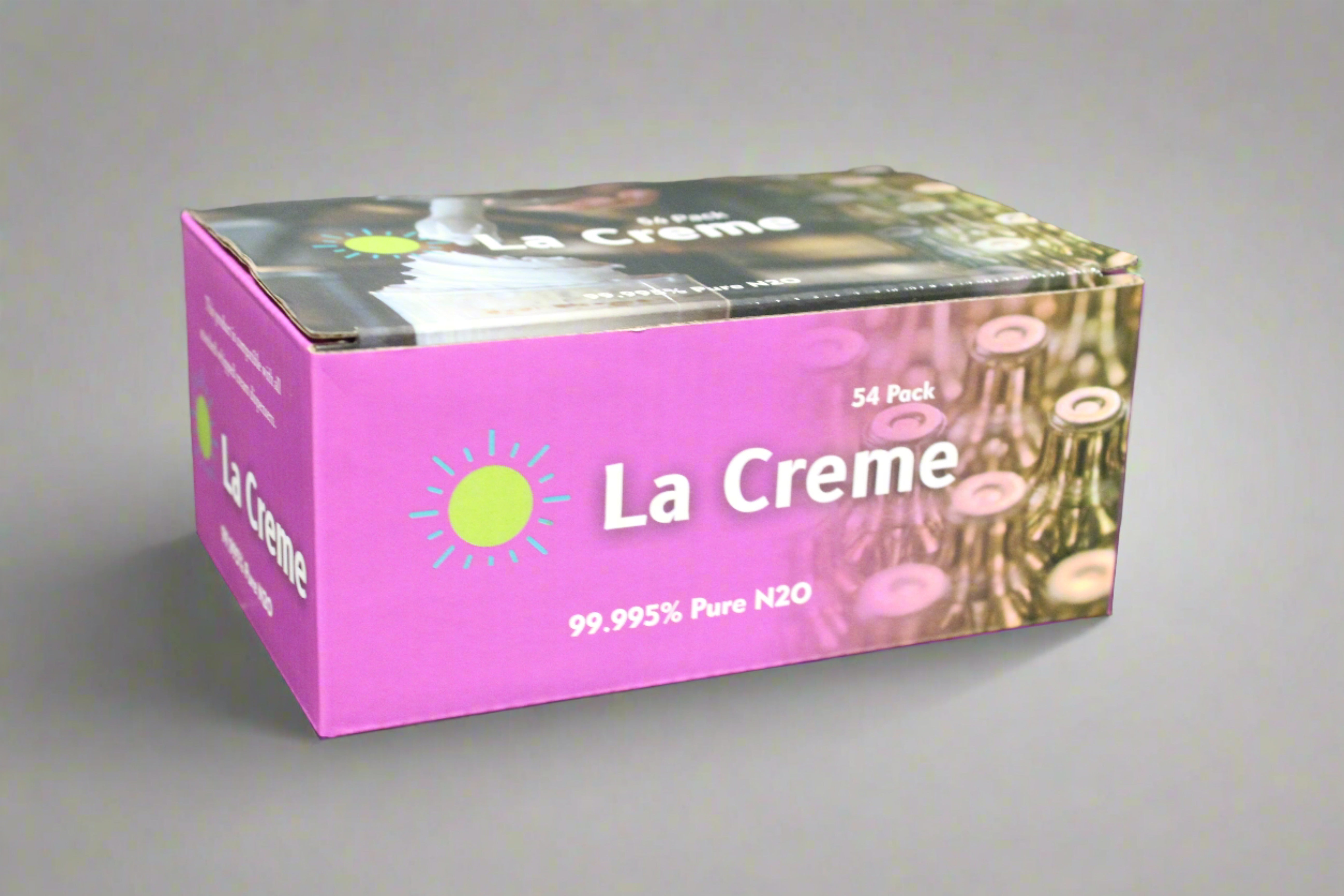 La Creme Chargers- 54 Pack Box X 12 Case – KO Import